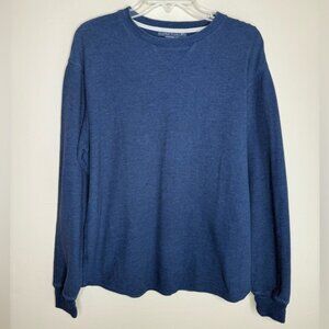 Faded Glory Navy Blue Crew Neck Sweatshirt Size Medium